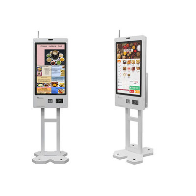 Αγορά Kiosk de autoservicio con pantalla táctil para pedidos y pagos, montable en pared o de pie, con impresora de recibos y escáner QR para restaurantes online manufacture