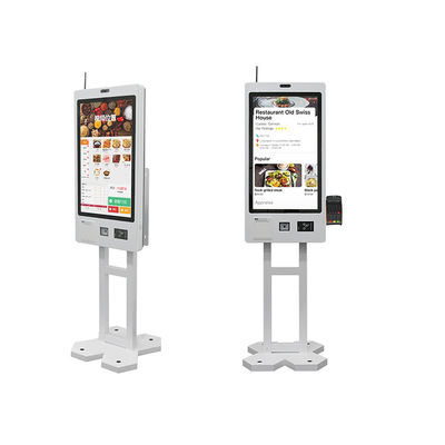 Αγορά 21.5 27 32 Inch Self Service Ordering Kiosk Pos System Cashier Receipt Printer Machine Payment Kiosks for Fast Food Restaurant online manufacture