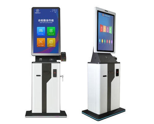 Αυτόματο Check In Kiosk Android Touch Screen Kiosk Πληρωμή πώλησης εισιτηρίων