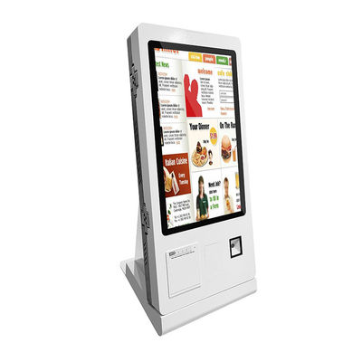 SDK Self Ordering Kiosk Machine Scanner Barcode Kiosk For Chain Store Restaurant