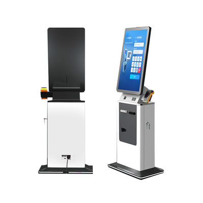 OEM ODM Auto Pay Self Service Hotel Hospital Ticket Printer QR Scanner Αυτόματο Check in Kiosk Αυτόματο Μηχάνημα Πληρωμών