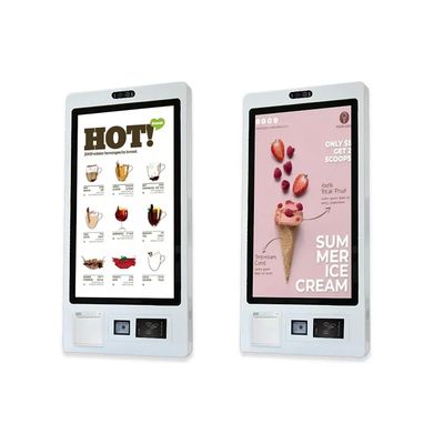 QR Scanner Self Pay Kiosk με Custom Logo Τύπωση εισιτηρίων RFID Reader