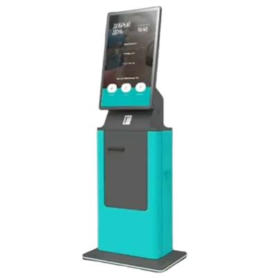 Ξενοδοχείο Check In Kiosk με υψηλής ευκρίνειας οθόνη αφής Αποδέκτης μετρητών Τερματικό λύση πληρωμών αυτοεξυπηρέτησης