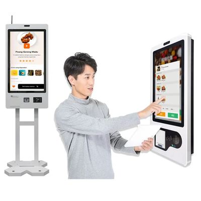 Κιόσκος αυτοπαραγγελίας με αναγνώστη QR και RFID για ασφαλείς συναλλαγές