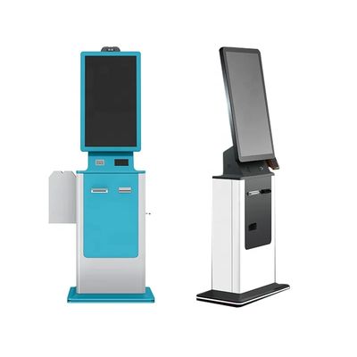 Κιοσκό αυτοπληρωμής με οθόνη αφής LCD με κάμερα RFID Reader Θερμικός εκτυπωτής